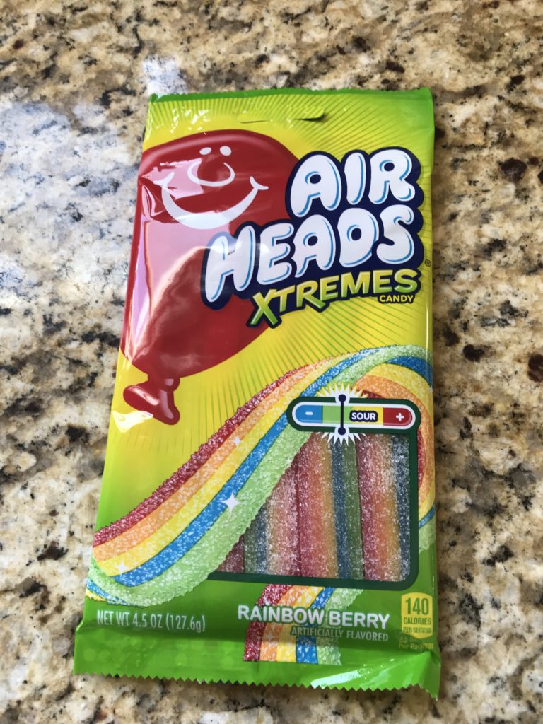 Airheads Extremes make great rainbows