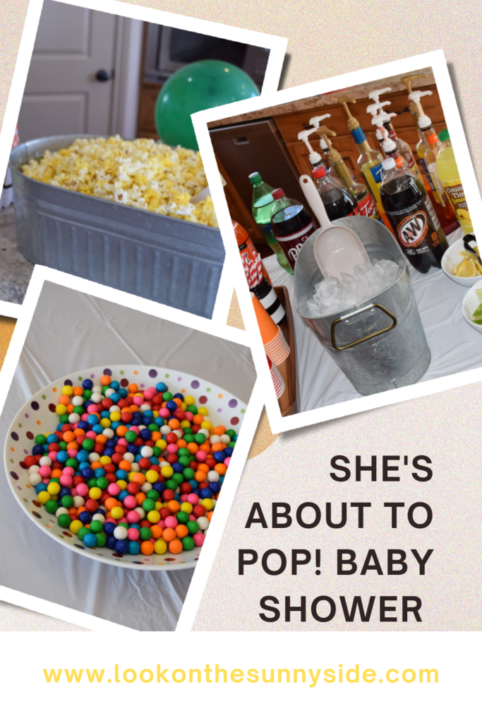 Collage showing popcorn, soda bottles and bubblegum