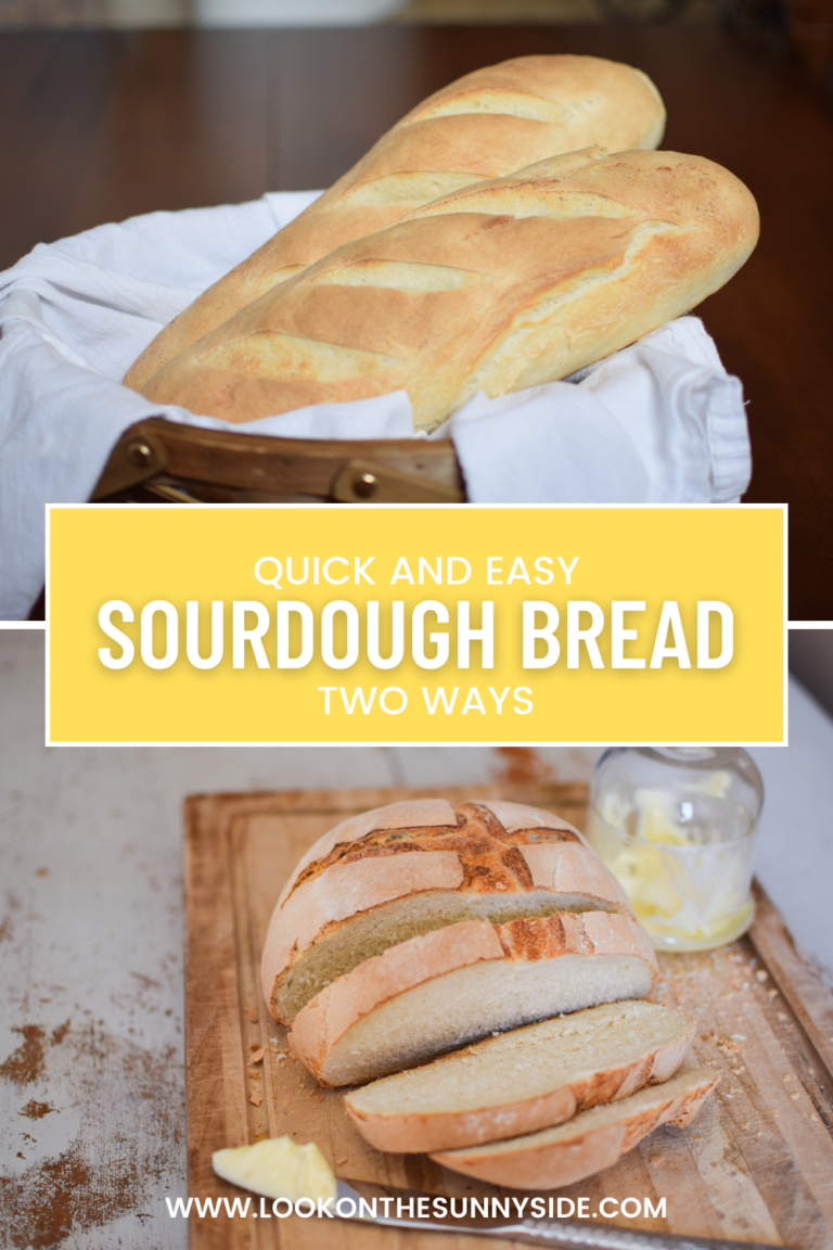 Quick and Simple Sourdough Bread Two Ways