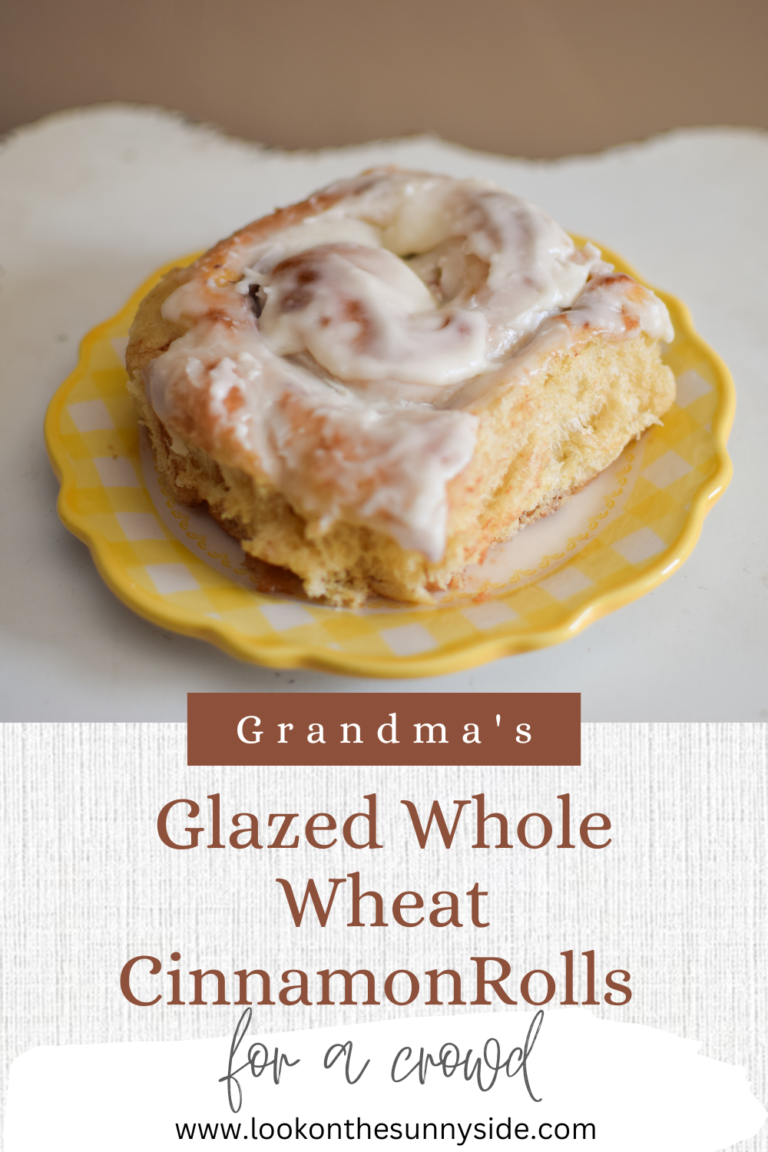 Grandma’s Glazed Whole Wheat Cinnamon Rolls